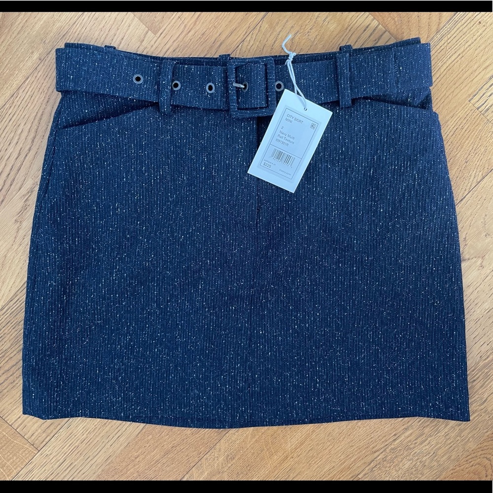 Theory - Navy Mini Skirt (size 2)